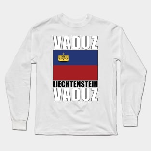 Flag of Liechtenstein Long Sleeve T-Shirt